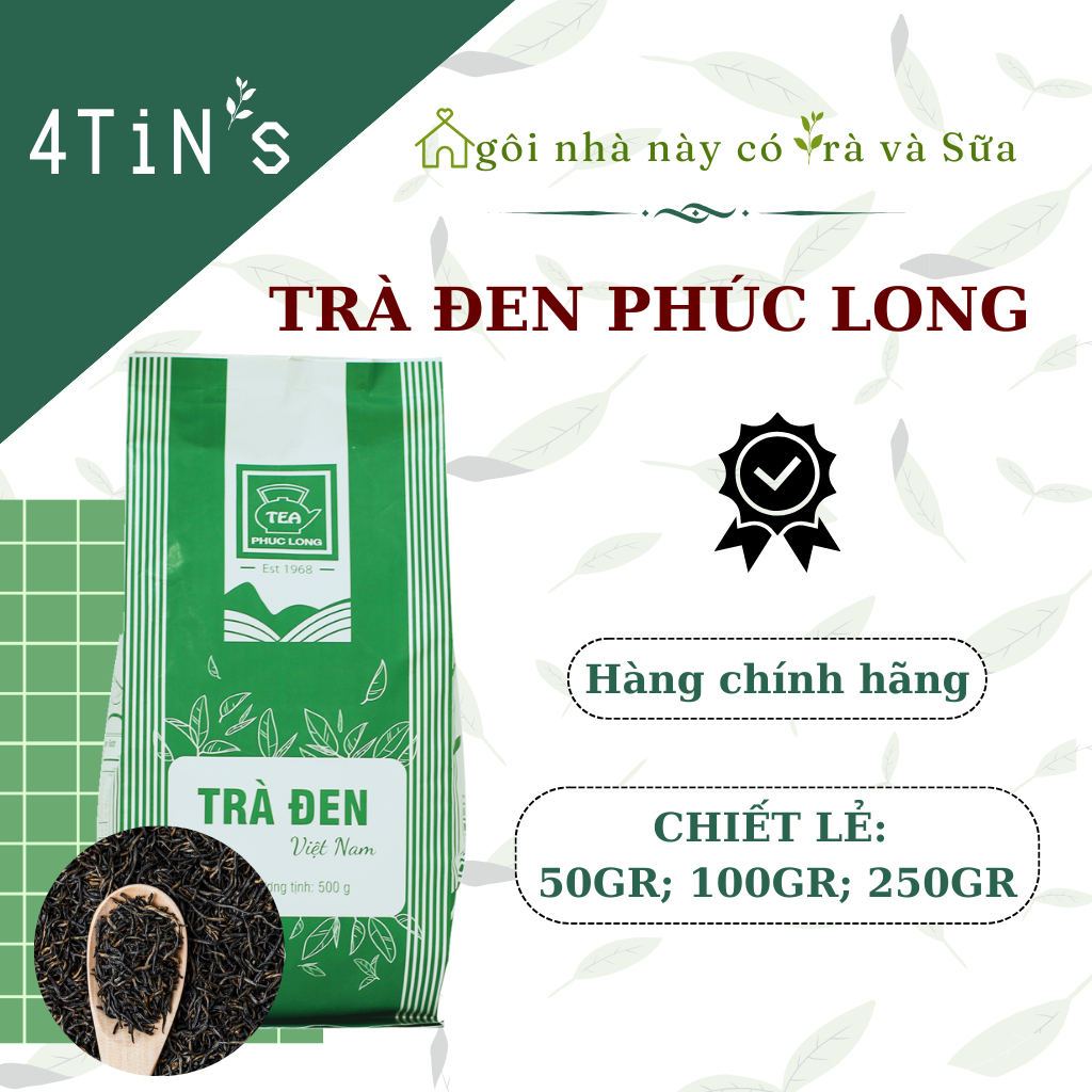 TRÀ ĐEN PHÚC LONG CHIẾT LẺ THEO GRAM