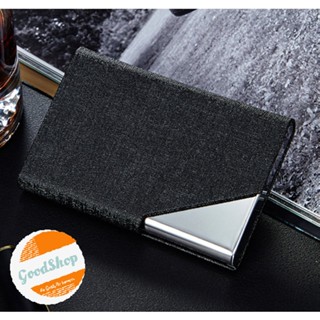 Ví hộp nam nữ dáng gập ngang T007 đựng thẻ, card name, card visit da bọc inox không gỉ