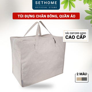  Túi đựng quần áo chăn bông ga gối lưu trữ SETHOME vải oxford 3 lớp chống nước 