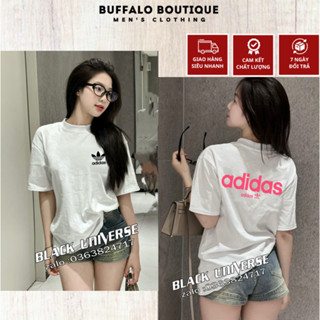 Áo phông ADIDAS Nam Nữ , Áo thun unisex nam nữ form rộng 100% Cotton cao cấp hot trend 2024