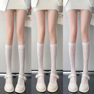 Vớ Dài Tới Gối Phối Ren Phong Cách Lolita Nhật Bản Cho Nữ - Ngvinha2
