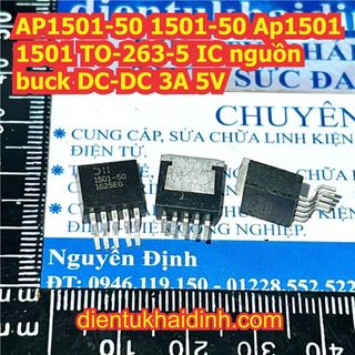 2 con AP1501-ADJ AP1501 1501 1501-50 TO-263-5 IC nguồn buck DC-DC 5V / chỉnh áp kde7468