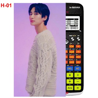 Hình dán - decal dán máy tính casio fx570 , fx580...byeon woo seok