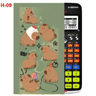 Hình Dán - decal dán máy tính CASIO fx570 , fx580...Cabybara (nhiều mẫu)