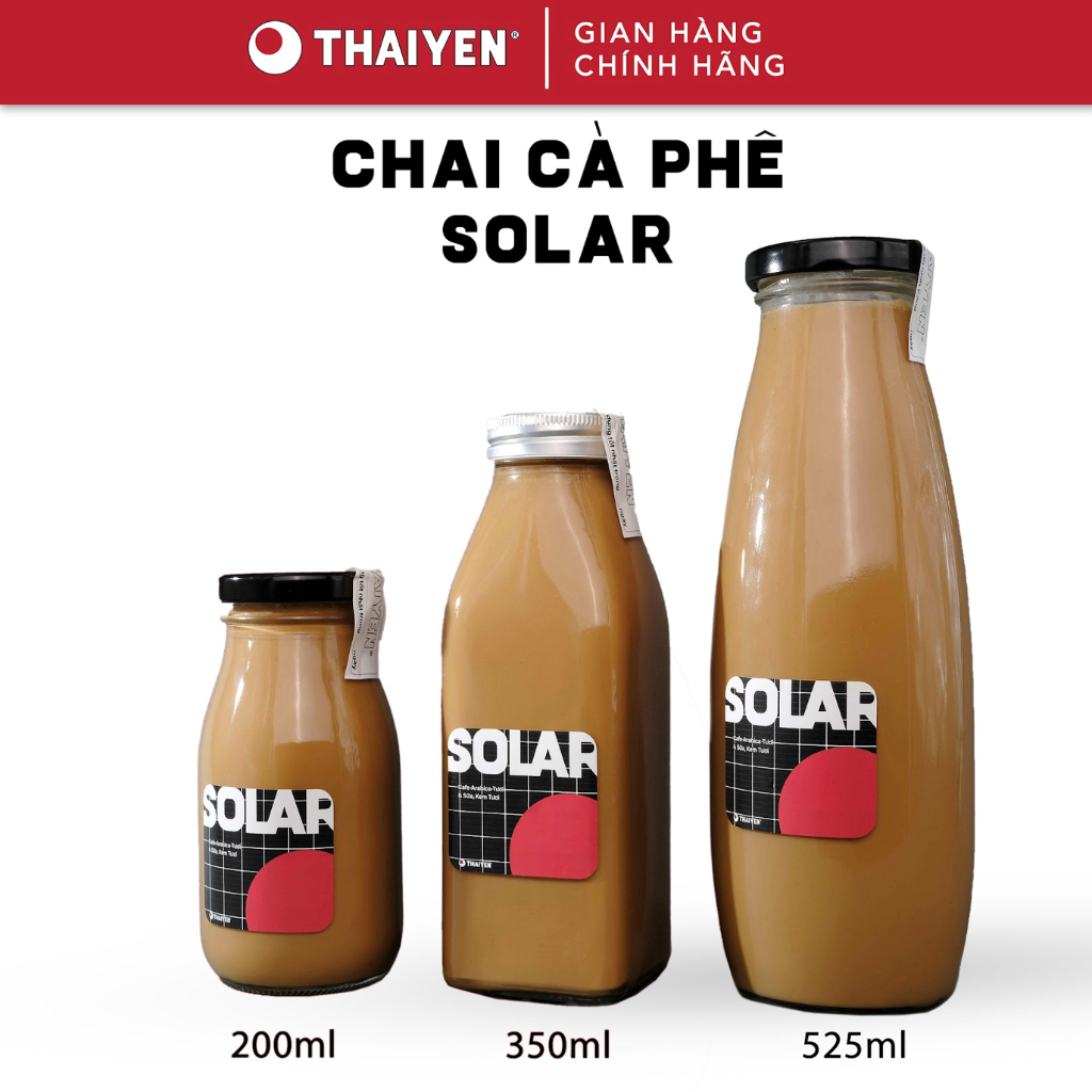 (HỎA TỐC NỘI THÀNH HÀ NỘI) Chai Cà phê THAIYEN Solar