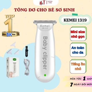 Tông đơ cắt tóc cho trẻ em mini Kemei KM-1319 An toàn, Vận hành êm, chuyên dùng cho trẻ sơ sinh