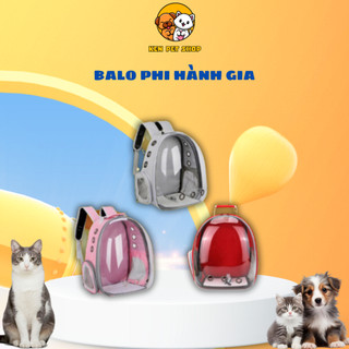 Balo Phi Hành Gia Vận Chuyển Chó Mèo Ken Pet Shop Balo Trong Suốt Vận Chuyển Chó Mèo Dễ Thương Tặng Kèm Tấm Lót