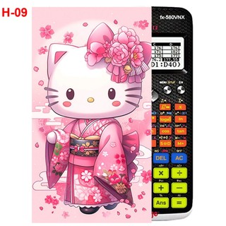 Hình Dán - decal dán máy tính CASIO fx570 , fx580...Hello Kitty (nhiều mẫu khác nhau)