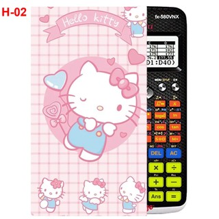 Hình Dán - decal dán máy tính CASIO fx570 , fx580...Hello Kitty (nhiều mẫu khác nhau)