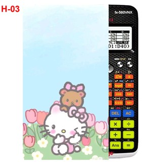 Hình Dán - decal dán máy tính CASIO fx570 , fx580...Hello Kitty (nhiều mẫu khác nhau)