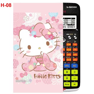 Hình Dán - decal dán máy tính CASIO fx570 , fx580...Hello Kitty (nhiều mẫu khác nhau)