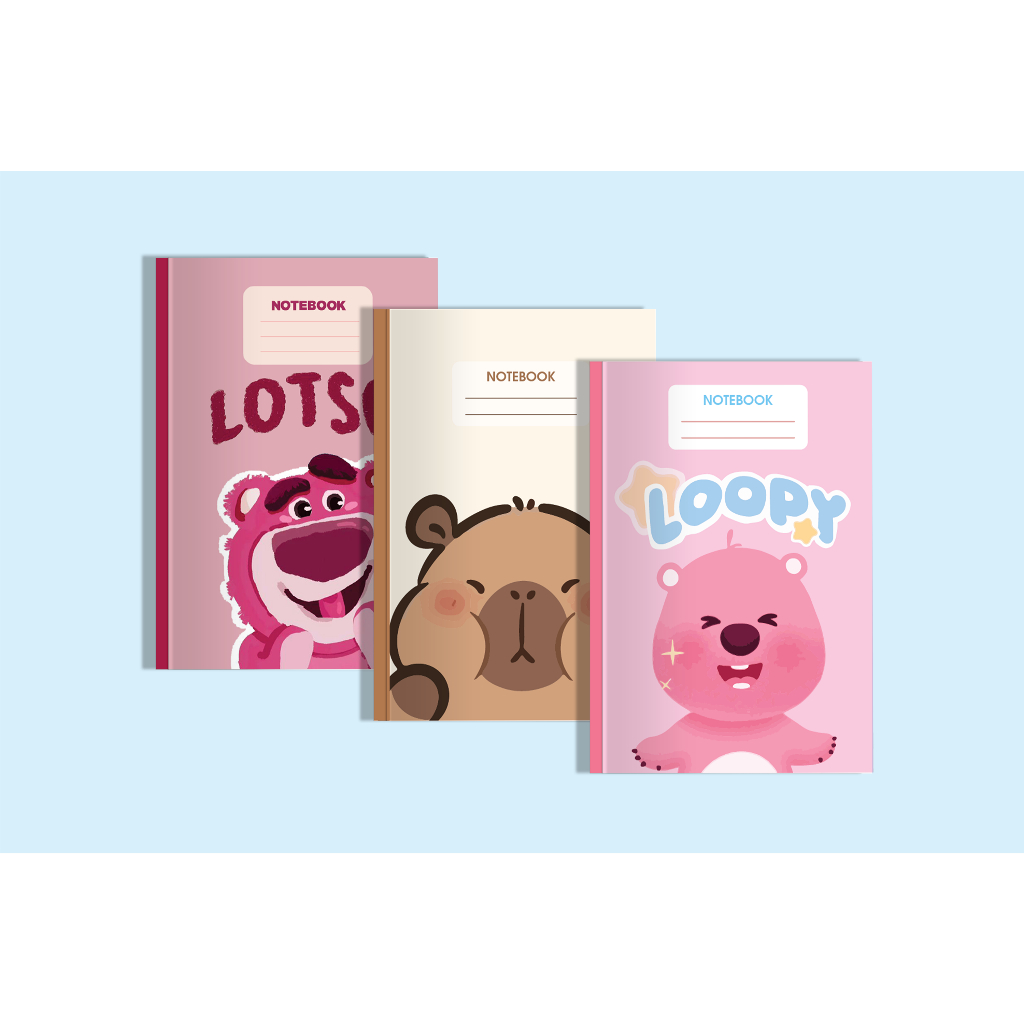 Sỉ 10 quyển vở 100 trang GẤU + HOA, Vở gấu dâu Mẫu Mới Vở Học Sinh Tập Kẻ Ngang Giá Rẻ sổ tay B5