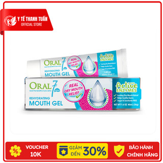 Gel bôi giữ ẩm miệng Oral7 Moisturising 40ml - Nhập khẩu từ Anh Quốc