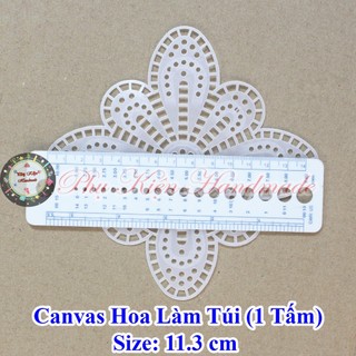 Canvas hoa làm túi (1 tấm)