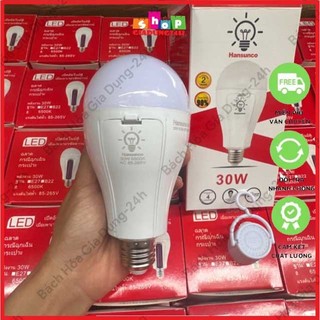 Bóng Tích điện 30w 2pin sạc, Đèn Led tích điện 30w-Giadung24h
