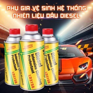 Phụ Gia Vệ Sinh Hệ Thống Nhiên Liệu Dầu Diesel LIBITU 355ml Khử Cặn, Vệ Sinh Hệ Thống Khí Thải, Cải Thiện Độ Bền Động Cơ