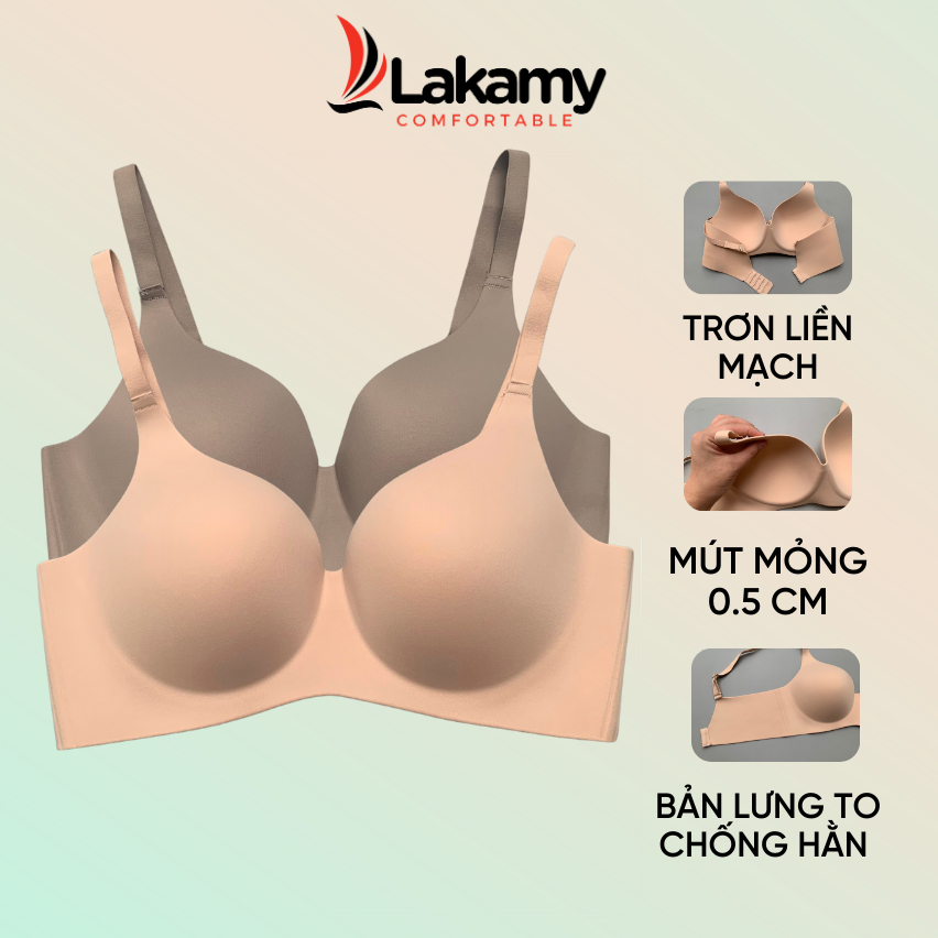 Áo Ngực Thái Lan Đệm Mỏng Không Gọng Chống Hằn Không Lộ Viền Thoải Mái T2578 Lakamy Comfortable | BigBuy360 - bigbuy360.vn