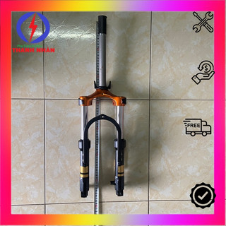  Phuộc Dầu Trước Cho Xe Đạp Điện 18" Ren chén cổ Phi 25mm (DẦU THẬT)
