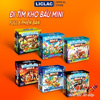 Boardgame đi tìm kho báu mini đầy đủ phiên bản 1,2,3,4,5,6 - trò chơi giải trí thông minh sáng tạo