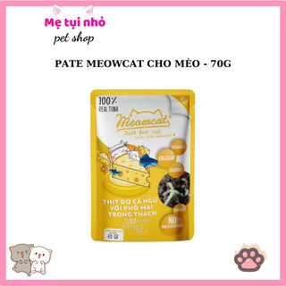 Pate MeowCat Dành Cho Mèo Mọi Trên 6 Tháng Tuổi Túi 70G