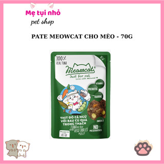 Pate MeowCat Dành Cho Mèo Mọi Trên 6 Tháng Tuổi Túi 70G
