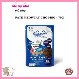 Pate MeowCat Dành Cho Mèo Mọi Trên 6 Tháng Tuổi Túi 70G