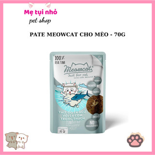 Pate MeowCat Dành Cho Mèo Mọi Trên 6 Tháng Tuổi Túi 70G