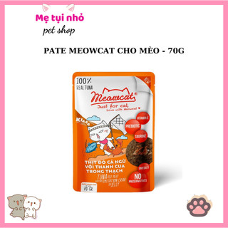 Pate MeowCat Dành Cho Mèo Mọi Trên 6 Tháng Tuổi Túi 70G