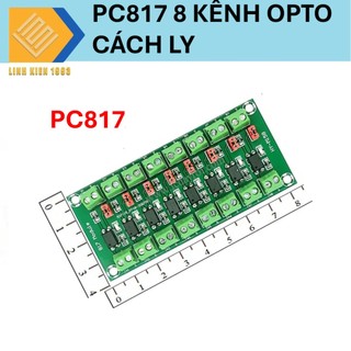 Mạch pc817 8 kênh opto cách ly module chống nhiễu tính hiệu vi điều khiển