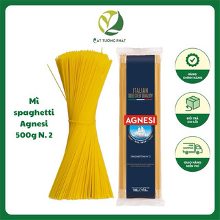 Mỳ ý spaghetti sợi tròn agnesi 500g số 2 nhập khẩu italia
