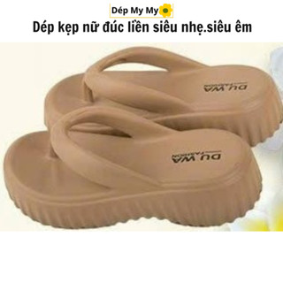  DÉP kẹp,xỏ ngón  đúc liền nữ,đế răng cưa cao 5 phân DUWA,siêu nhẹ,siêu êm chống trơn trượt 