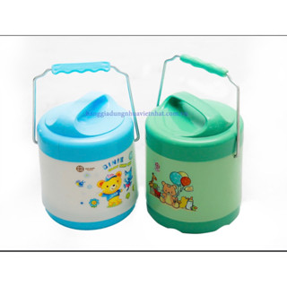  Cặp Lồng Giữ Nhiệt 2 Tầng Nhựa Việt Nhật- Camen đựng cơm tiện lợi Mã: NH21 