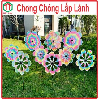 Chong chóng lấp lánh 8 cánh mẫu mới. tặng kèm 502 + hướng dẫn ráp