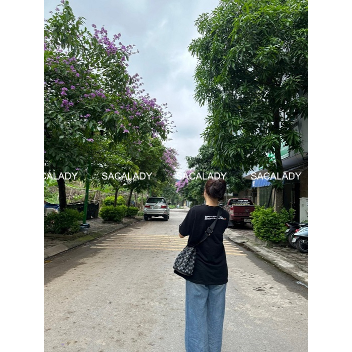 Túi M Korea Xuất Hàn Hoạ Tiết Đen - 4281 | BigBuy360 - bigbuy360.vn