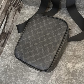  Túi đeo chéo cao cấp TDC018 Da họa tiết sang trọng dây lụa dầy dặn móc khóa hợp kim S1. 