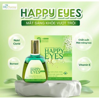 Dung dịch dưỡng mắt thảo dược Happy Eyes Dược Khoa - Dưỡng mắt hằng ngày, giảm khô mắt - Lọ 15ml