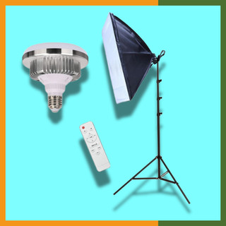 Trọn bộ đèn 150w softbox bóng led 50x70cm