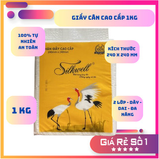 Khăn giấy khổ 240 cao cấp 1kg Silkwell