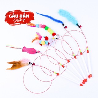 Cần câu mèo - đồ chơi cho mèo,cây vờn mèo