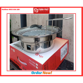Bếp nướng than inox âm bàn