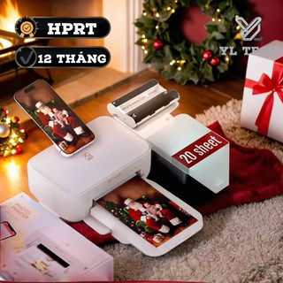 Máy in ảnh HPRT in tức thời không dây Wi-Fi cho iPhone, Android, Điện thoại thông minh, Máy in nhuộm thăng hoa nhiệt