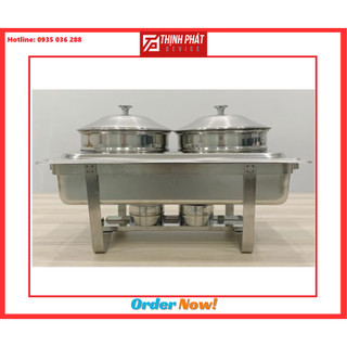Nồi hâm súp cháo lẩu, nồi hâm buffet chữ nhật