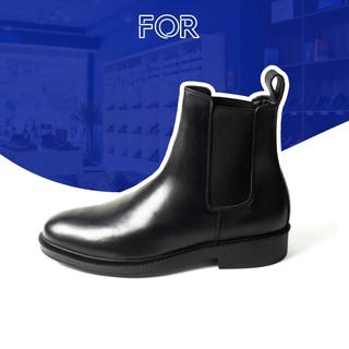 Giày Chelsea Boot FOR cao cấp da bò nguyên tấm nhập khẩu, đế cao su đúc nguyên khối chắc bền CBF02