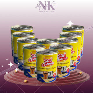 Set 10 lon Sữa đặc 500g (mẫu mới) có đường Dairy Champ