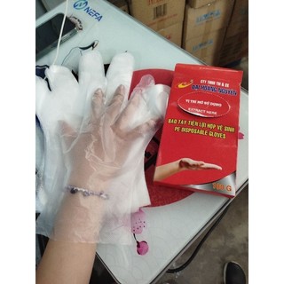 Bao tay nilon Đại Hoàng Nguyên 1 kg size lớn 25*20 cm
