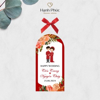 Tem dán nước suối (cho chai bầu 500ml)