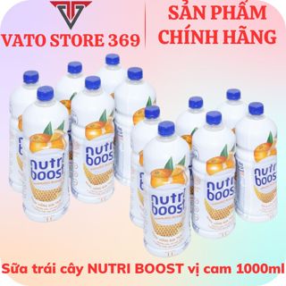  Nước uống sữa trái cây NUTRIBOOST hương cam chai 1L 