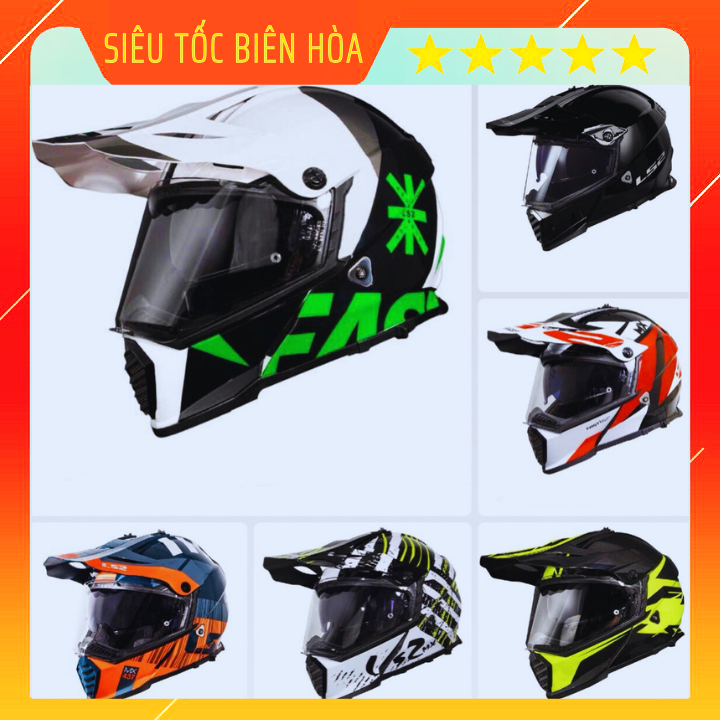 Mũ Bảo Hiểm Fullface Cào Cào LS2 MX436 Chính Hãng Cao Cấp Tặng Kèm Khăn Ninja