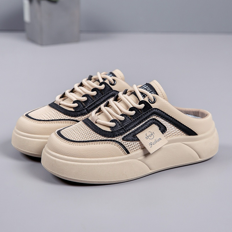 Giầy sục mới 2 màu nâu và trắng kèm video 35/40