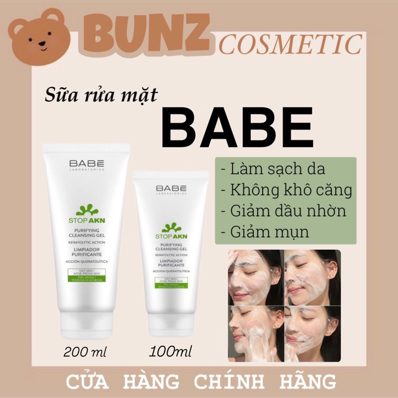 Sữa rửa mặt BABE